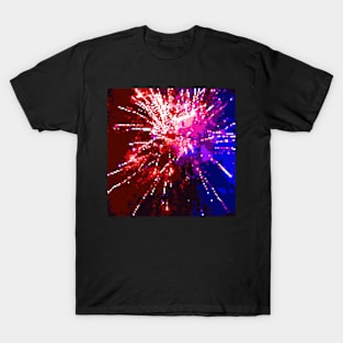 Pixel Firework No.20 T-Shirt